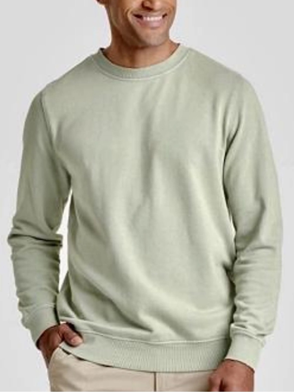 Goodfellow & Co - Men's Crewneck Sweatshirt in Light Sage Size S